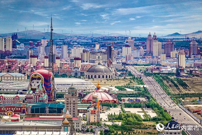 滿洲里市景色。呂昊俊攝