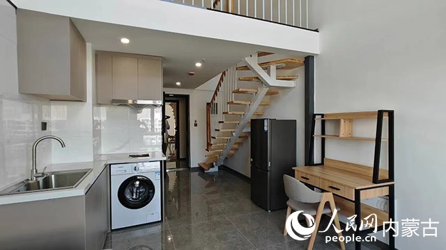 保障性租賃住房拎包即可入住。劉惠攝